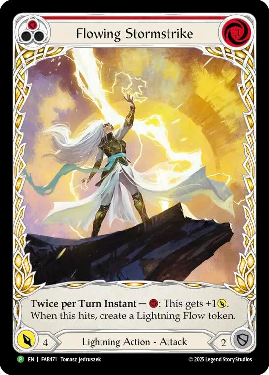 Image for Flowing Stormstrike - FAB471 (FAB471) (Flesh and Blood: Promo Cards) (PR) - Flesh and Blood TCG