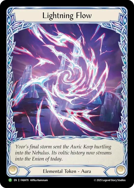 Image for Lightning Flow (A) - FAB470 (FAB470) (Flesh and Blood: Promo Cards) (PR) - Flesh and Blood TCG