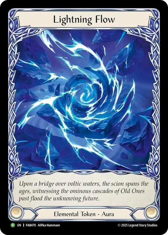 Image for Lightning Flow (C) - FAB470 (FAB470) (Flesh and Blood: Promo Cards) (PR) - Flesh and Blood TCG
