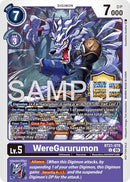 Image for WereGarurumon (World Championship 26–27 Regionals Season 2) (BT21-078 U) (World Convergence) (BT-21) - Digimon Card Game