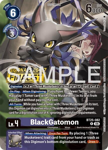 Image for BlackGatomon (Regionals 26-27 Season 2 Finalist) (BT25-082 R) (Dual Revolution) (BT-25) - Digimon Card Game