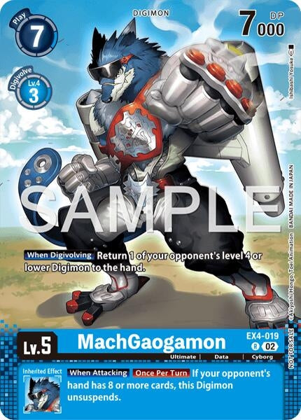 Image for MachGaogamon (Event Pack 10) (EX4-019 R) (Alternative Being Booster) (EX-04) - Digimon Card Game