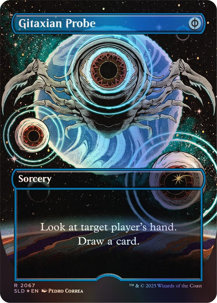 Image for Gitaxian Probe (2067) (Rainbow Foil) (2067) (Secret Lair Drop Series) (SLD) - Magic: The Gathering