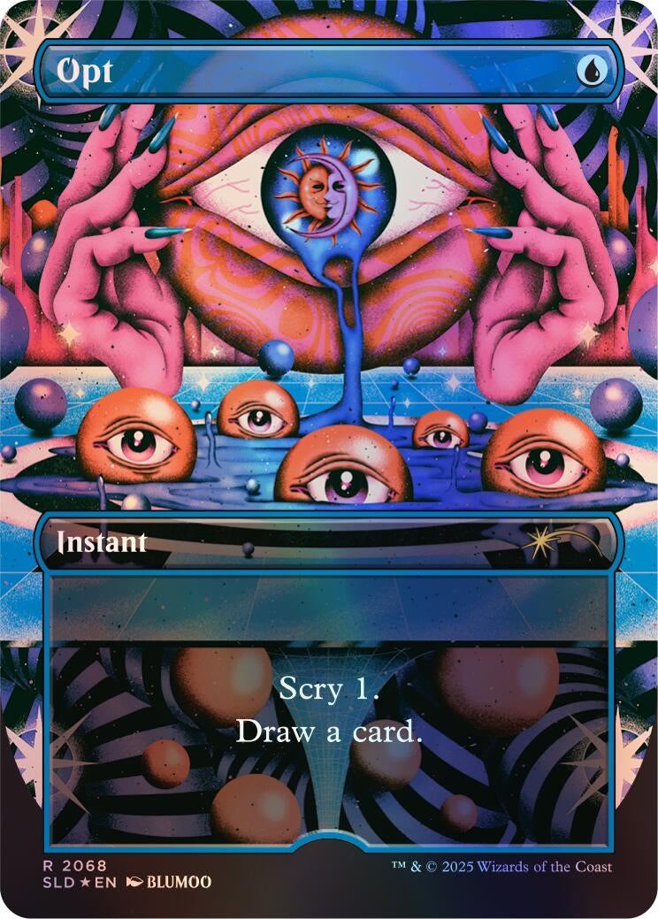Image for Opt (2068) (Rainbow Foil) (2068) (Secret Lair Drop Series) (SLD) - Magic: The Gathering
