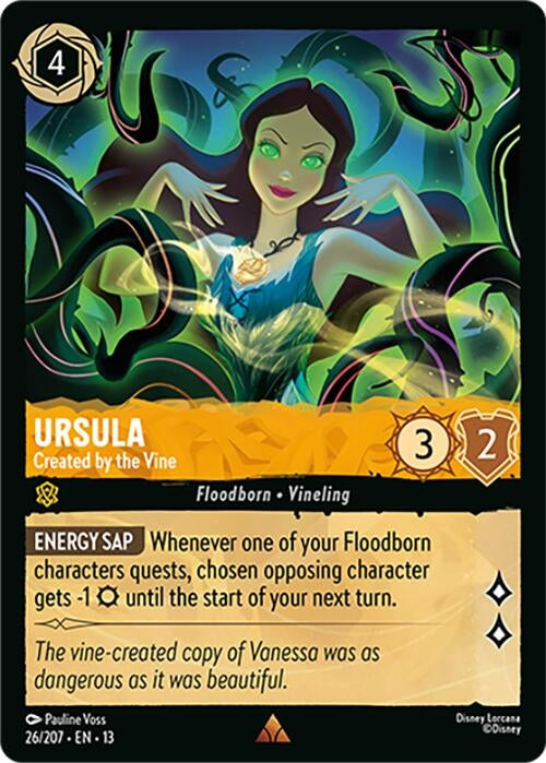 Image for Ursula - Created by the Vine (26/204) (Attack of the Vine!) (13) - Disney Lorcana