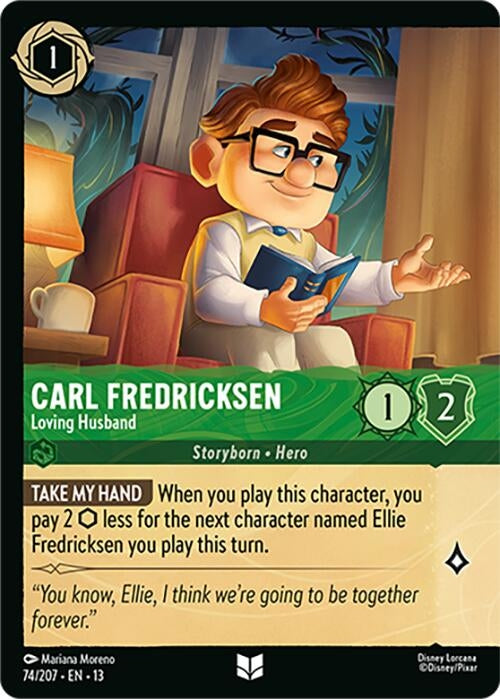 Image for Carl Fredricksen - Loving Husband (Foil) (74/204) (Attack of the Vine!) (13) - Disney Lorcana