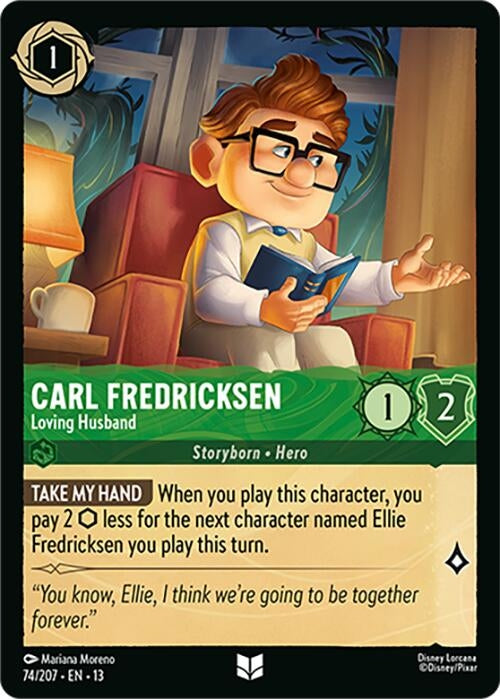Image for Carl Fredricksen - Loving Husband (74/204) (Attack of the Vine!) (13) - Disney Lorcana