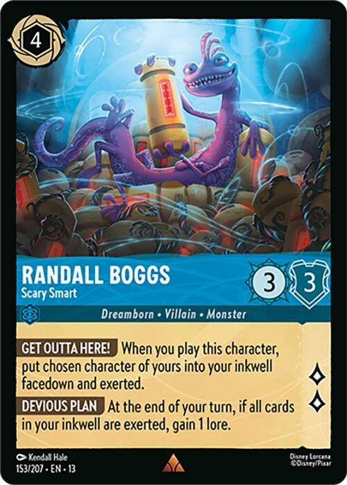 Image for Randall Boggs - Scary Smart (153/204) (Attack of the Vine!) (13) - Disney Lorcana