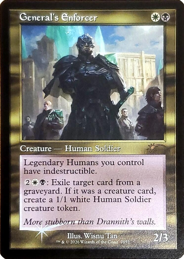 Image for General's Enforcer (Retro Frame) (7152) (Secret Lair Drop Series) (SLD) - Magic: The Gathering