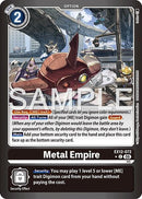 Image for Metal Empire (Limited Foil) (EX12-072 C) (Digital World Shambala) (EX-12) - Digimon Card Game