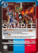 Image for Saneiketsu Invitation (Limited Foil) (EX12-071 C) (Digital World Shambala) (EX-12) - Digimon Card Game