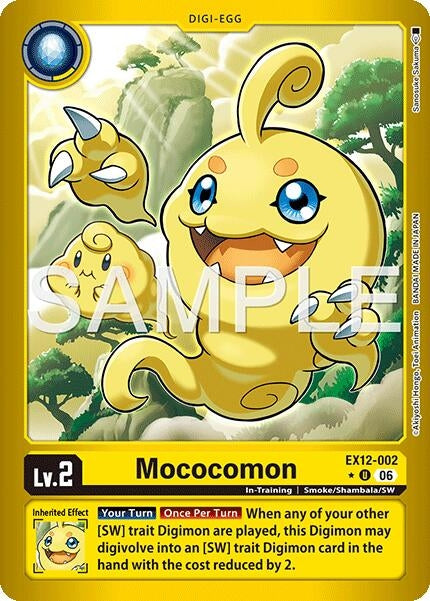 Image for Mococomon (Limited Foil) (EX12-002 U) (Digital World Shambala) (EX-12) - Digimon Card Game