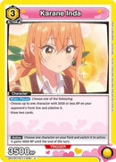 Image for Karane Inda (006) (UE21BT/RLY-1-006) (UE21BT: The 100 Girlfriends Who Really, Really, Really, Really, REALLY Love You) (UE21BT) - Union Arena