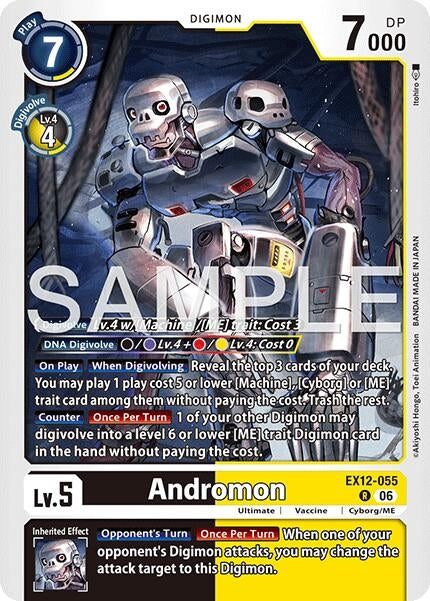 Image for Andromon (EX12-055 R) (Digital World Shambala) (EX-12) - Digimon Card Game