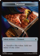 Image for Treasure (0027) // Construct (0030) Double-Sided Token (Surge Foil) (27 // 30) (Commander: Marvel Super Heroes) (MSC) - Magic: The Gathering