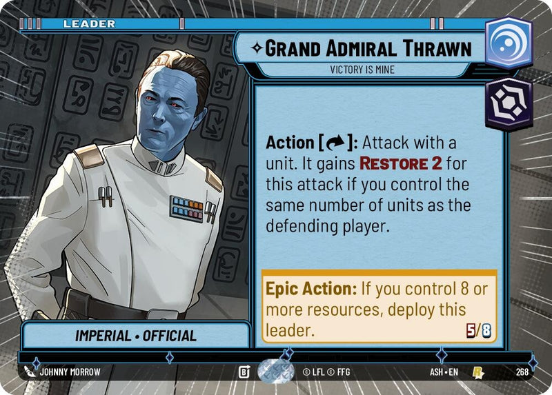 Image for Grand Admiral Thrawn - Victory is Mine (Hyperspace) (268) (Ashes of the Empire) (ASH) - Star Wars: Unlimited