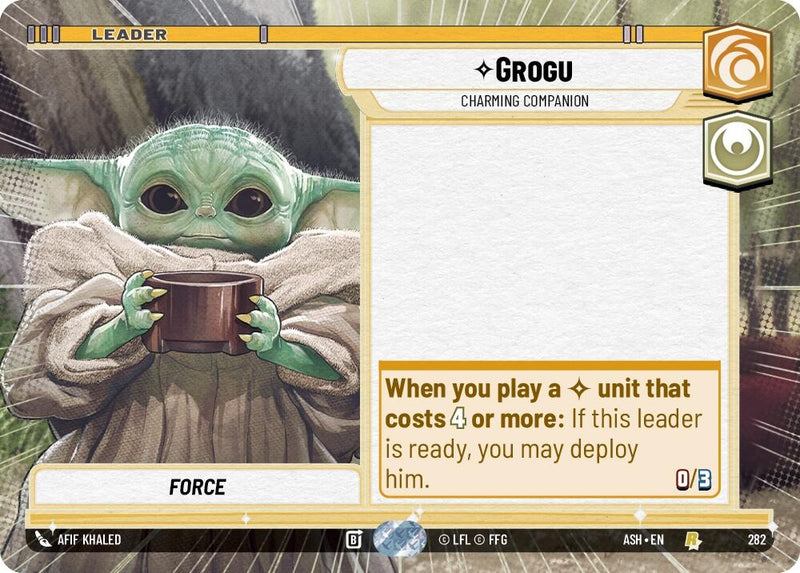 Image for Grogu - Charming Companion (Hyperspace) (282) (Ashes of the Empire) (ASH) - Star Wars: Unlimited