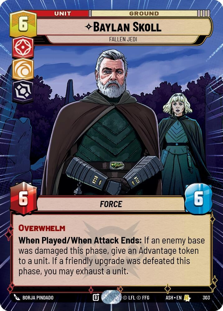 Image for Baylan Skoll - Fallen Jedi (Hyperspace) (303) (Ashes of the Empire) (ASH) - Star Wars: Unlimited