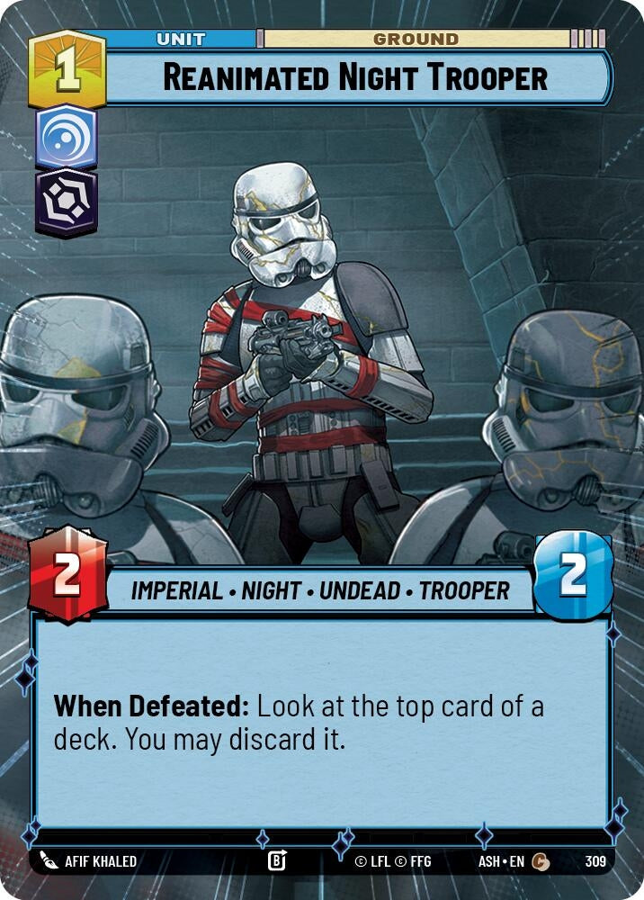 Image for Reanimated Night Trooper (Hyperspace) (309) (Ashes of the Empire) (ASH) - Star Wars: Unlimited
