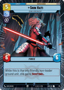 Image for Shin Hati - Going Somewhere? (Hyperspace) (313) (Ashes of the Empire) (ASH) - Star Wars: Unlimited