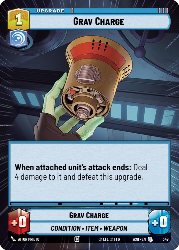 Image for Grav Charge (Hyperspace) (349) (Ashes of the Empire) (ASH) - Star Wars: Unlimited