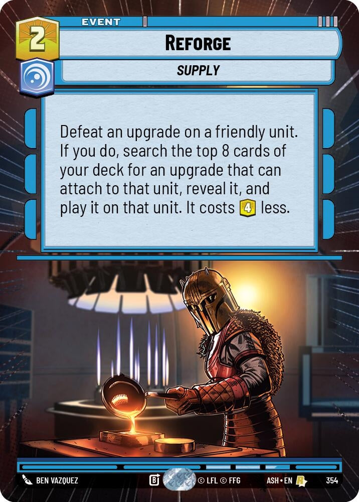 Image for Reforge (Hyperspace) (354) (Ashes of the Empire) (ASH) - Star Wars: Unlimited