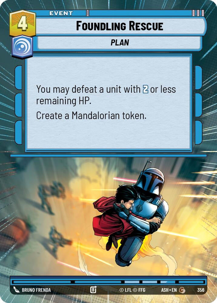 Image for Foundling Rescue (Hyperspace) (356) (Ashes of the Empire) (ASH) - Star Wars: Unlimited