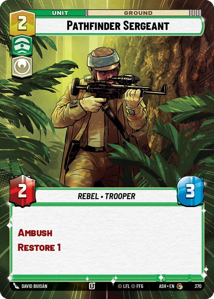 Image for Pathfinder Sergeant (Hyperspace) (370) (Ashes of the Empire) (ASH) - Star Wars: Unlimited