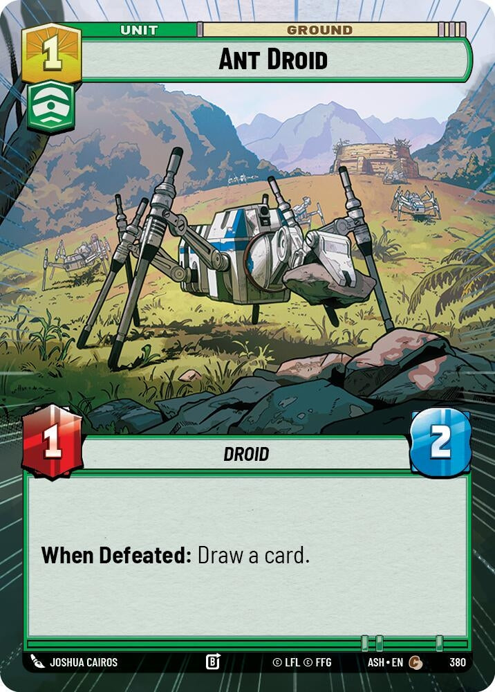 Image for Ant Droid (Hyperspace) (380) (Ashes of the Empire) (ASH) - Star Wars: Unlimited