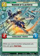 Image for Warrior of Clan Kryze (Hyperspace) (384) (Ashes of the Empire) (ASH) - Star Wars: Unlimited