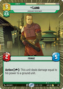 Image for Lang - Arrogant Mercenary (Hyperspace) (387) (Ashes of the Empire) (ASH) - Star Wars: Unlimited