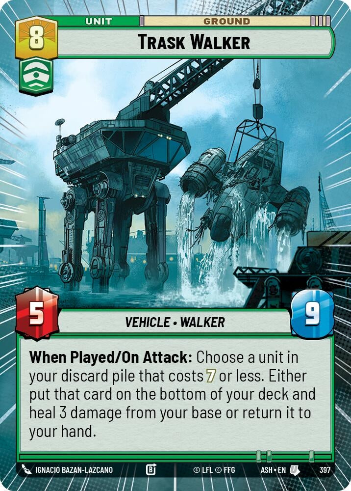Image for Trask Walker (Hyperspace) (397) (Ashes of the Empire) (ASH) - Star Wars: Unlimited