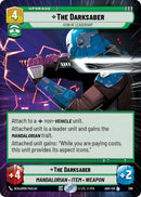 Image for The Darksaber - Icon of Leadership (Hyperspace) (399) (Ashes of the Empire) (ASH) - Star Wars: Unlimited