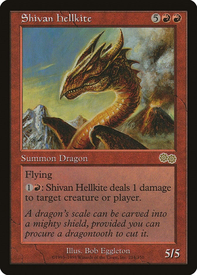 Shivan Hellkite (214) [USG]