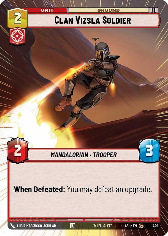 Image for Clan Vizsla Soldier (Hyperspace) (429) (Ashes of the Empire) (ASH) - Star Wars: Unlimited