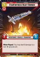 Image for StarFortress Heavy Bomber (Hyperspace) (438) (Ashes of the Empire) (ASH) - Star Wars: Unlimited