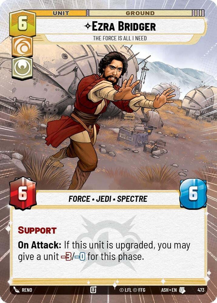 Image for Ezra Bridger - The Force is All I Need (Hyperspace) (473) (Ashes of the Empire) (ASH) - Star Wars: Unlimited