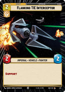 Image for Flanking TIE Interceptor (Hyperspace) (479) (Ashes of the Empire) (ASH) - Star Wars: Unlimited