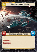Image for Unsanctioned Patrol (Hyperspace) (486) (Ashes of the Empire) (ASH) - Star Wars: Unlimited