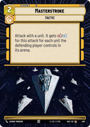 Image for Masterstroke (Hyperspace) (498) (Ashes of the Empire) (ASH) - Star Wars: Unlimited