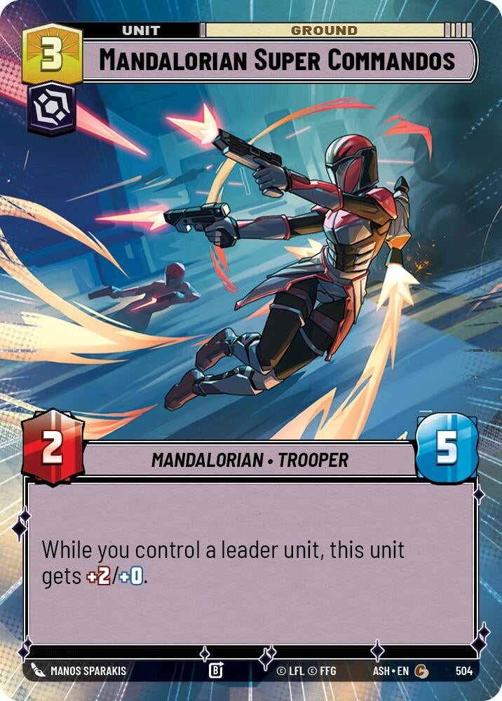 Image for Mandalorian Super Commandos (Hyperspace) (504) (Ashes of the Empire) (ASH) - Star Wars: Unlimited