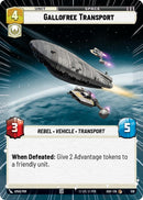 Image for Gallofree Transport (Hyperspace) (518) (Ashes of the Empire) (ASH) - Star Wars: Unlimited
