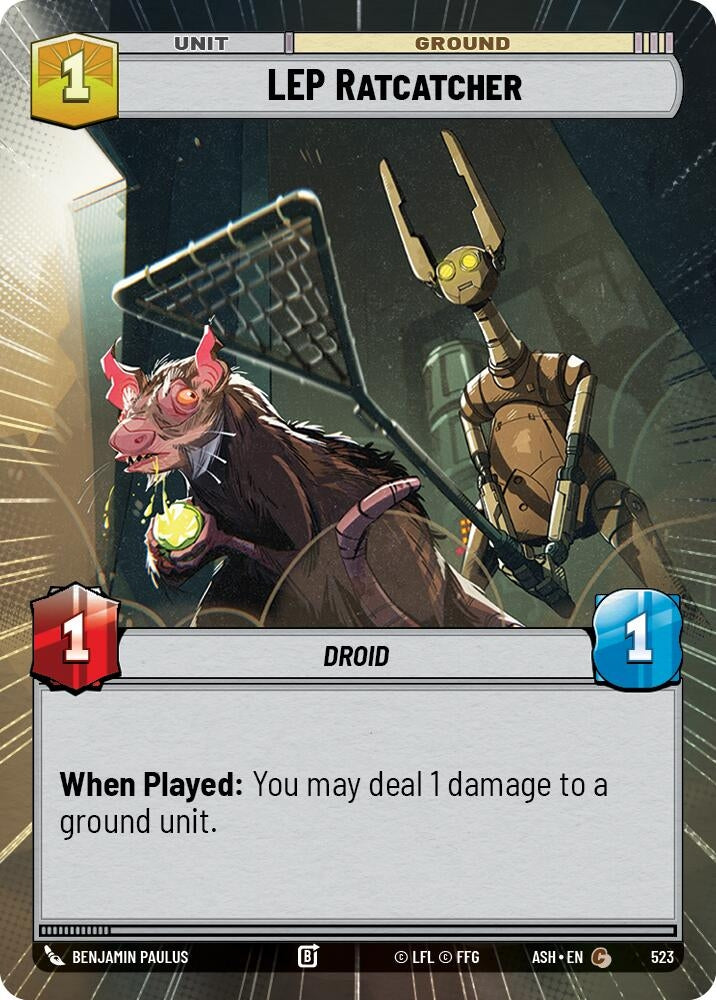 Image for LEP Ratcatcher (Hyperspace) (523) (Ashes of the Empire) (ASH) - Star Wars: Unlimited