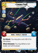 Image for Corona Four - Justice for Alderaan (Hyperspace Foil) (545) (Ashes of the Empire) (ASH) - Star Wars: Unlimited
