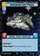 Image for Reinforcing Light Cruiser (Hyperspace Foil) (553) (Ashes of the Empire) (ASH) - Star Wars: Unlimited