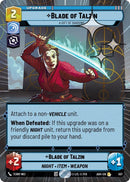 Image for Blade of Talzin - A Gift of Shadows (Hyperspace Foil) (557) (Ashes of the Empire) (ASH) - Star Wars: Unlimited