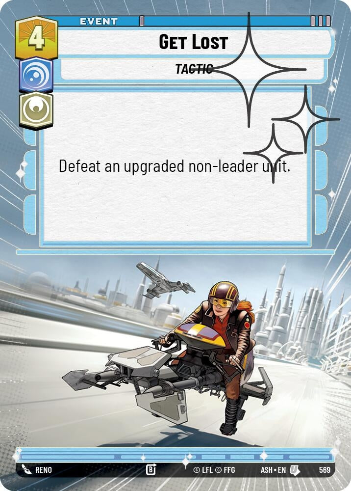 Image for Get Lost (Hyperspace Foil) (569) (Ashes of the Empire) (ASH) - Star Wars: Unlimited