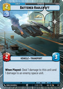Image for Battered Haulcraft (Hyperspace Foil) (573) (Ashes of the Empire) (ASH) - Star Wars: Unlimited