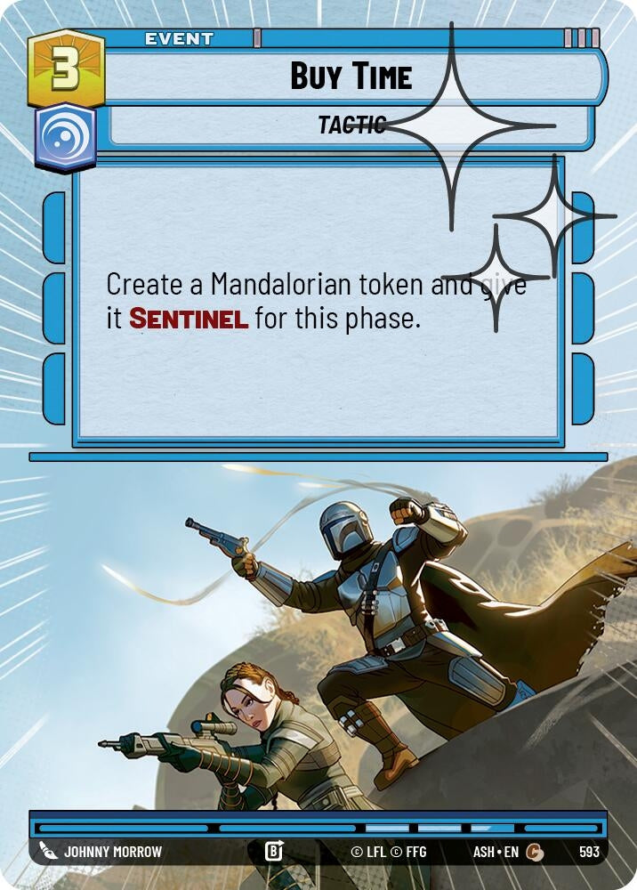 Image for Buy Time (Hyperspace Foil) (593) (Ashes of the Empire) (ASH) - Star Wars: Unlimited
