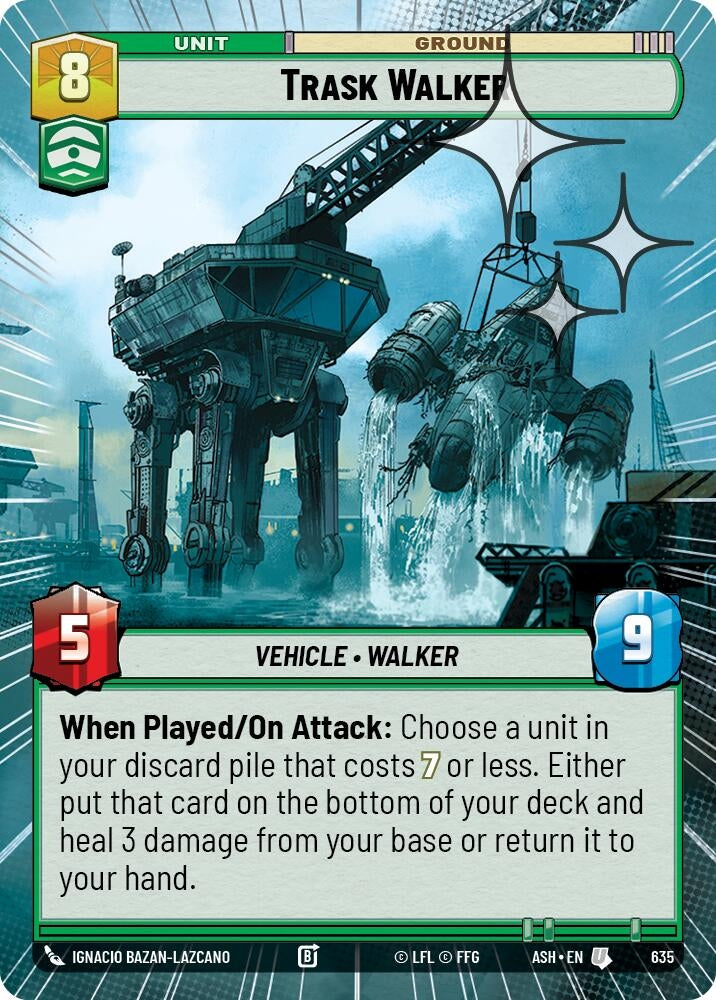 Image for Trask Walker (Hyperspace Foil) (635) (Ashes of the Empire) (ASH) - Star Wars: Unlimited
